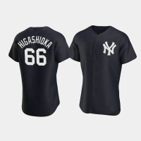 Mens New York Yankees Kyle Higashioka Authentic Alternate Black Jersey