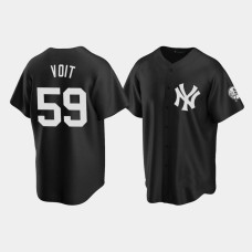 Mens New York Yankees Luke Voit Replica Fashion Black Jersey Mens New York Yankees Luke Voit Replica Fashion Black Jersey