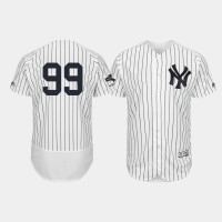 Mens New York Yankees #99 Aaron Judge White 2019 Postseason Authentic Flex Base Jersey Mens New York Yankees #99 Aaron Judge White 2019 Postseason Authentic Flex Base Jersey