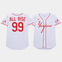 Mens New York Yankees #99 Aaron Judge 2021 Players Weekend Nickname White Jersey Mens New York Yankees #99 Aaron Judge 2021 Players Weekend Nickname White Jersey