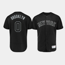 Mens New York Yankees Authentic #0 Adam Ottavino 2019 Players' Weekend Black Brooklyn Jersey Mens New York Yankees Authentic #0 Adam Ottavino 2019 Players' Weekend Black Brooklyn Jersey