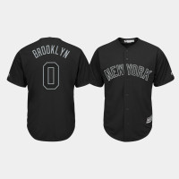 New York Yankees #0 Adam Ottavino 2019 Players' Weekend Brooklyn Black Replica Jersey Mens New York Yankees #0 Adam Ottavino 2019 Players' Weekend Brooklyn Black Replica Jersey Mens