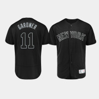 Mens New York Yankees Authentic #11 Brett Gardner 2019 Players' Weekend Black Gardner Jersey Mens New York Yankees Authentic #11 Brett Gardner 2019 Players' Weekend Black Gardner Jersey
