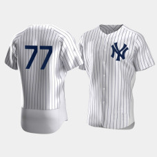 Mens New York Yankees #77 Clint Frazier White Authentic Jersey Mens New York Yankees #77 Clint Frazier White Authentic Jersey