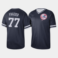 Mens New York Yankees Clint Frazier #77 Navy Cooperstown Collection V-Neck Legend Jersey Mens New York Yankees Clint Frazier #77 Navy Cooperstown Collection V-Neck Legend Jersey