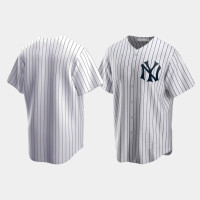 New York Yankees White Cooperstown Collection Home Jersey Mens