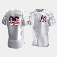Mens New York Yankees #00 Custom White 4th of July 2020 Stars & Stripes Jersey Mens New York Yankees #00 Custom White 4th of July 2020 Stars & Stripes Jersey
