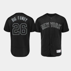 Mens New York Yankees Authentic #26 DJ LeMahieu 2019 Players' Weekend Black Big Fundy Jersey Mens New York Yankees Authentic #26 DJ LeMahieu 2019 Players' Weekend Black Big Fundy Jersey