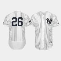 Mens New York Yankees #26 DJ LeMahieu White 2019 Postseason Authentic Flex Base Jersey Mens New York Yankees #26 DJ LeMahieu White 2019 Postseason Authentic Flex Base Jersey