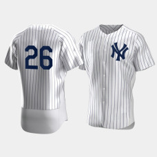 Mens New York Yankees #26 DJ LeMahieu White Authentic Jersey Mens New York Yankees #26 DJ LeMahieu White Authentic Jersey