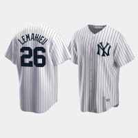 Mens New York Yankees #26 DJ LeMahieu Cooperstown Collection Home White Jersey Mens New York Yankees #26 DJ LeMahieu Cooperstown Collection Home White Jersey