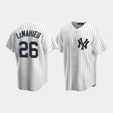 Mens New York Yankees #26 DJ LeMahieu White Replica Home Jersey Mens New York Yankees #26 DJ LeMahieu White Replica Home Jersey