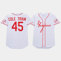 Mens New York Yankees #45 Gerrit Cole 2021 Players Weekend Nickname White Jersey Mens New York Yankees #45 Gerrit Cole 2021 Players Weekend Nickname White Jersey