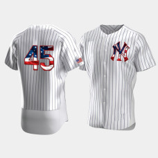 Mens New York Yankees #45 Gerrit Cole White 4th of July 2020 Stars & Stripes Jersey Mens New York Yankees #45 Gerrit Cole White 4th of July 2020 Stars & Stripes Jersey