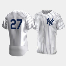 Mens New York Yankees #27 Giancarlo Stanton White Authentic Jersey Mens New York Yankees #27 Giancarlo Stanton White Authentic Jersey