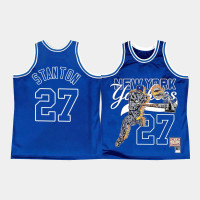 Mens New York Yankees Giancarlo Stanton #27 Royal x Warren Lotas Jersey