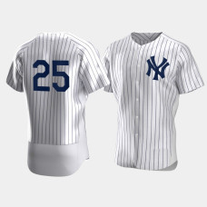 Mens New York Yankees #25 Gleyber Torres White Authentic Jersey Mens New York Yankees #25 Gleyber Torres White Authentic Jersey