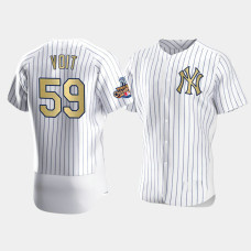 Mens New York Yankees #59 Luke Voit White 2009 World Series Champions Jersey Mens New York Yankees #59 Luke Voit White 2009 World Series Champions Jersey