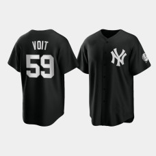 New York Yankees Luke Voit Black 2021 All Black Fashion Replica Jersey New York Yankees Luke Voit Black 2021 All Black Fashion Replica Jersey