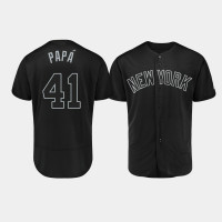 Mens New York Yankees Authentic #41 Miguel Andujar 2019 Players' Weekend Black Papá Jersey Mens New York Yankees Authentic #41 Miguel Andujar 2019 Players' Weekend Black Papá Jersey