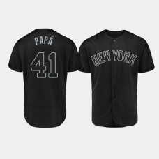 Mens New York Yankees Authentic #41 Miguel Andujar 2019 Players' Weekend Black Papá Jersey Mens New York Yankees Authentic #41 Miguel Andujar 2019 Players' Weekend Black Papá Jersey