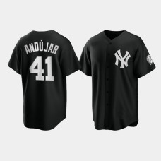 New York Yankees Miguel Andujar Black 2021 All Black Fashion Replica Jersey New York Yankees Miguel Andujar Black 2021 All Black Fashion Replica Jersey
