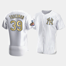 Mens New York Yankees #39 Mike Tauchman White 2009 World Series Champions Jersey