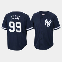 Aaron Judge New York Yankees Mitchell & Ness Navy Cooperstown Collection Mesh Batting Practice Jersey Aaron Judge New York Yankees Mitchell & Ness Navy Cooperstown Collection Mesh Batting Practice Jersey