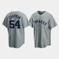 Aroldis Chapman New York Yankees Gray Cooperstown Collection Road Jersey Aroldis Chapman New York Yankees Gray Cooperstown Collection Road Jersey