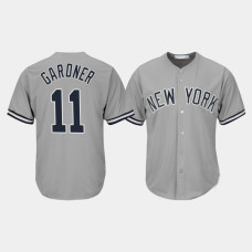 Brett Gardner New York Yankees Gray Replica Big & Tall Jersey Brett Gardner New York Yankees Gray Replica Big & Tall Jersey