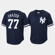 Clint Frazier New York Yankees Mitchell & Ness Navy Cooperstown Collection Mesh Batting Practice Jersey Clint Frazier New York Yankees Mitchell & Ness Navy Cooperstown Collection Mesh Batting Practice Jersey