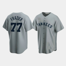 Clint Frazier New York Yankees Gray Cooperstown Collection Road Jersey Clint Frazier New York Yankees Gray Cooperstown Collection Road Jersey