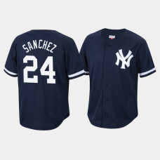 Gary Sanchez New York Yankees Mitchell & Ness Navy Cooperstown Collection Mesh Batting Practice Jersey Gary Sanchez New York Yankees Mitchell & Ness Navy Cooperstown Collection Mesh Batting Practice Jersey