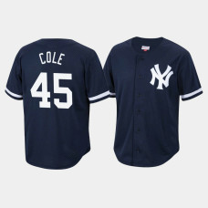 Gerrit Cole New York Yankees Mitchell & Ness Navy Cooperstown Collection Mesh Batting Practice Jersey Gerrit Cole New York Yankees Mitchell & Ness Navy Cooperstown Collection Mesh Batting Practice Jersey