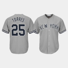 Gleyber Torres New York Yankees Gray Replica Big & Tall Jersey Gleyber Torres New York Yankees Gray Replica Big & Tall Jersey