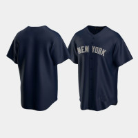 Mens New York Yankees Navy Replica Alternate Jersey