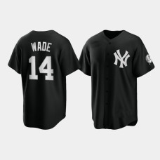 New York Yankees Tyler Wade Black 2021 All Black Fashion Replica Jersey
