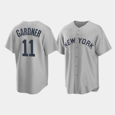 New York Yankees Brett Gardner Gray 2021 Field of Dreams Replica Jersey New York Yankees Brett Gardner Gray 2021 Field of Dreams Replica Jersey