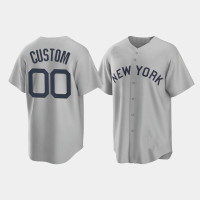 New York Yankees Custom Gray 2021 Field of Dreams Replica Jersey