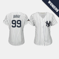 Womens New York Yankees #99 Aaron Judge 2019 Postseason White Official Cool Base Jersey Womens New York Yankees #99 Aaron Judge 2019 Postseason White Official Cool Base Jersey