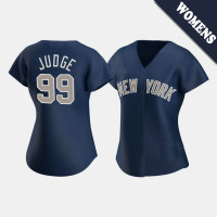 Womens New York Yankees Aaron Judge #99 Navy Replica 2020 Alternate Jersey Womens New York Yankees Aaron Judge #99 Navy Replica 2020 Alternate Jersey