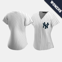 Womens New York Yankees White Replica 2020 Home Jersey