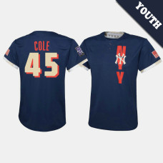 Youth New York Yankees Gerrit Cole #45 Navy 2021 All-Star Game Jersey Youth New York Yankees Gerrit Cole #45 Navy 2021 All-Star Game Jersey
