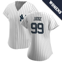 Aaron Judge #99 New York Yankees Women's Home Jersey - White Replica Aaron Judge #99 New York Yankees Women's Home Jersey - White Replica