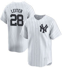 Al Leiter #28 New York Yankees Home Retired Player Jersey - White Limited