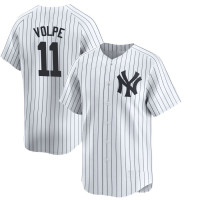 Anthony Volpe #11 New York Yankees Home Jersey - White Limited Anthony Volpe #11 New York Yankees Home Jersey - White Limited