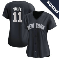 Anthony Volpe #11 New York Yankees Women's Alternate Jersey - Navy Limited Anthony Volpe #11 New York Yankees Women's Alternate Jersey - Navy Limited