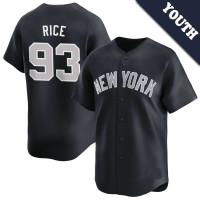 Ben Rice #93 New York Yankees Youth Alternate Jersey - Navy Limited