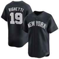 Dave Righetti #19 New York Yankees Alternate Retired Player Jersey - Navy Limited Dave Righetti #19 New York Yankees Alternate Retired Player Jersey - Navy Limited