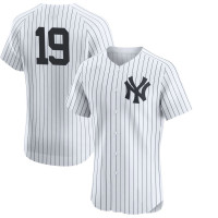 Dave Righetti #19 New York Yankees Home Retired Player Jersey - White Elite Dave Righetti #19 New York Yankees Home Retired Player Jersey - White Elite